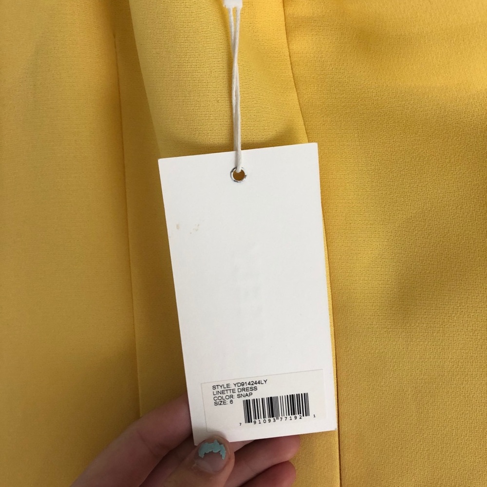 Likely Ruffled Yellow Dress - Linette - Picture 6 of 11
